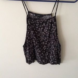 Aritzia flower haltered crop top - never worn